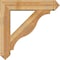 Ekena Millwork Funston Arts and Crafts Rough Sawn Bracket w/ Offset Brace, Western Red Cedar, 8"W x 36"D x 36"H BKT0806X36X36FST03RWR - alternate 3